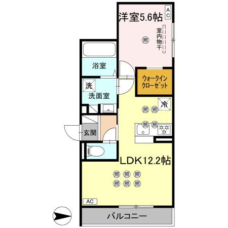 【間取り】 | クランツ朝生田