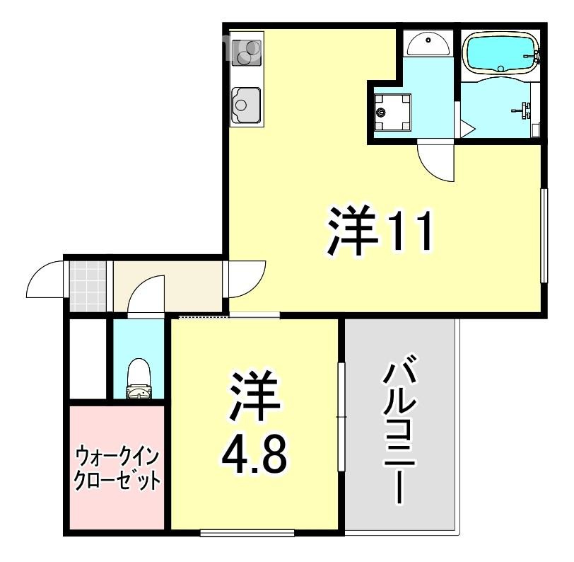 レガリア東園田の間取り