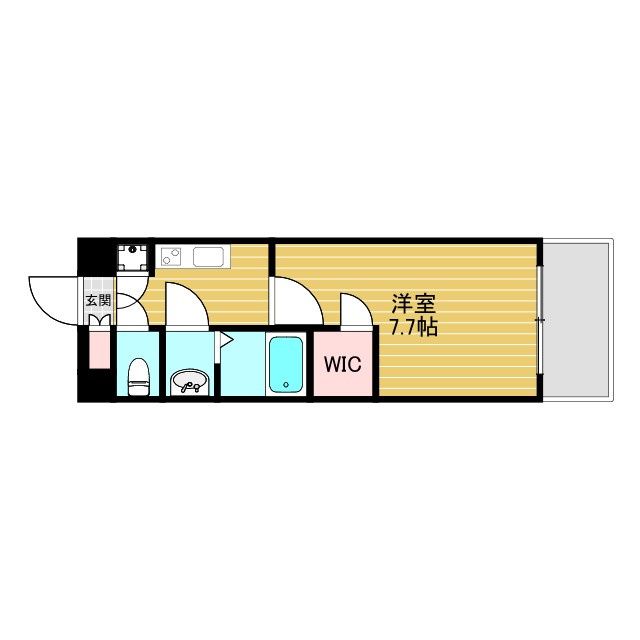 エスリード大阪グランゲートの間取り