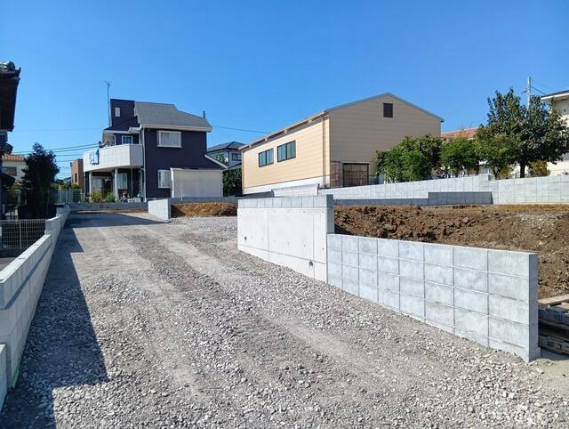 沼津市岡宮の新築一戸建|物件現地　更地