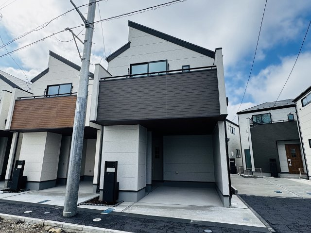 八王子市　並木町　新築一戸建ての外観|～西八王子駅徒歩18分　長期優良住宅認定　周辺環境の整った新築一戸建て～