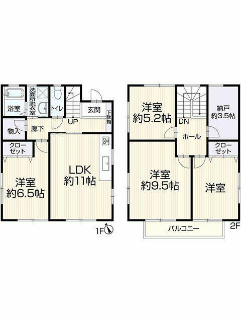 富士宮市万野原新田の中古一戸建|間取り
