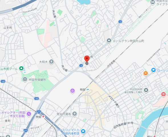 アンフィニⅧの地図