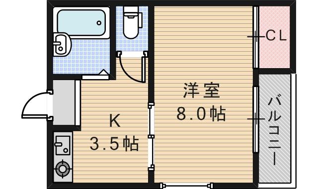 ロイヤル天王寺南の間取り
