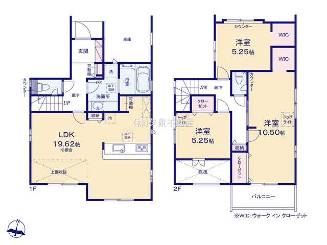 《仲介手数料無料》緑区馬場２丁目27-13新築一戸建てブルーミングガーデンの間取り