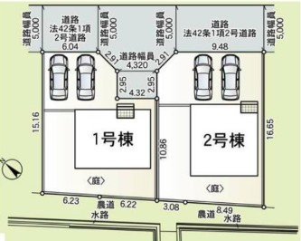☆選べる家具プレゼント☆今治市朝倉下　3LDKの区画図