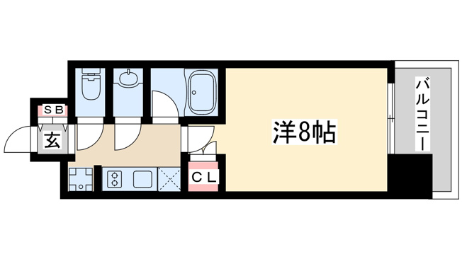 【間取り】 | パークフラッツ江坂