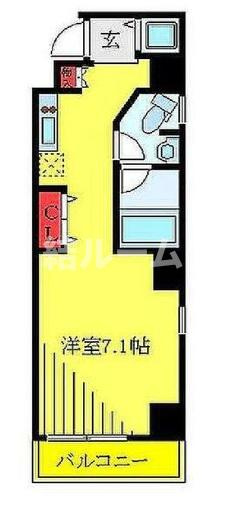 北区東十条４丁目の賃貸マンションの間取り
