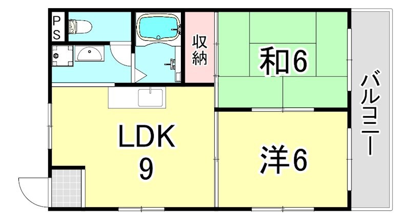 ホーク武庫之荘の間取り
