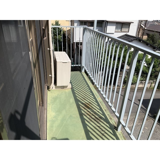 第二静和荘のバルコニー