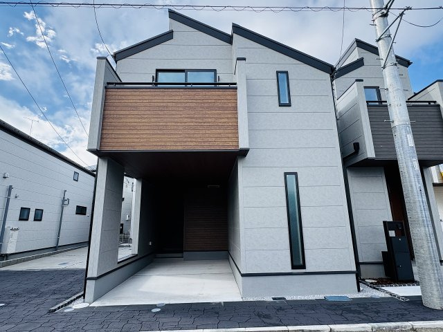 八王子市　並木町　新築一戸建ての外観|～西八王子駅徒歩18分　長期優良住宅認定　周辺環境の整った新築一戸建て～