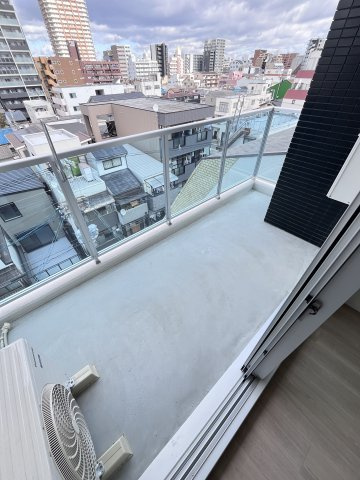 ライブフラット都島のバルコニー