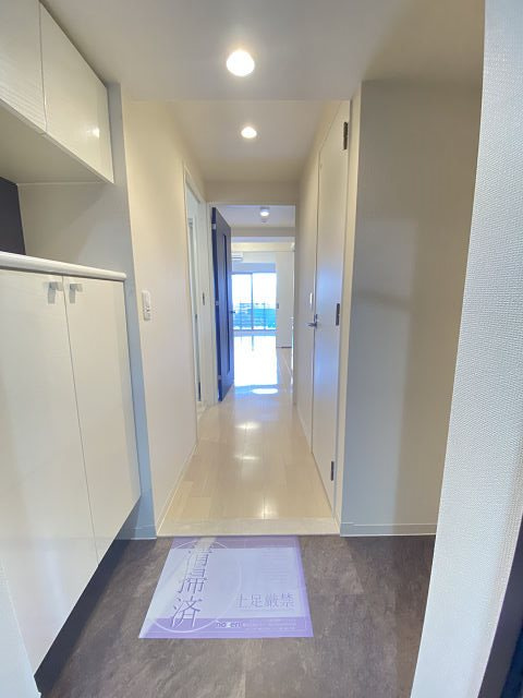 尼崎市西立花町２丁目の賃貸マンションの玄関|明るい玄関です