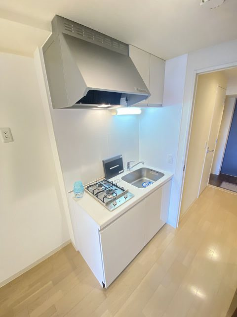 尼崎市西立花町２丁目の賃貸マンションのキッチン|コンパクトなキッチンで掃除もラクラク