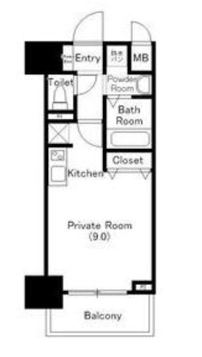 プロシード梅田西アヴァンセの間取り|プロシード梅田西アヴァンセ　間取り