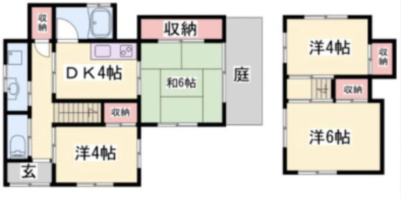 浜田戸建ての間取り