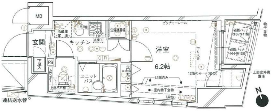 ステージファースト三軒茶屋アジールコートⅡの間取り