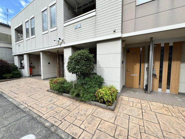 ソレイユ久宝寺のエントランス