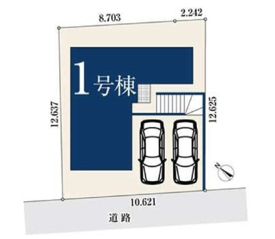 【横浜市戸塚区平戸町1088-22新築戸建て】★仲介手数料無料★（平戸台小学校・平戸中学校）の区画図