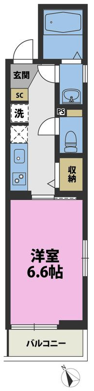 ベルヴィの間取り