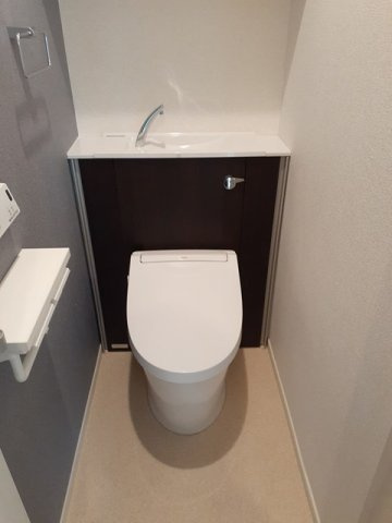 レジデンスｎｏａのトイレ|清潔感のあるトイレです