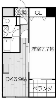 MDIインターフェイス竪町の間取り