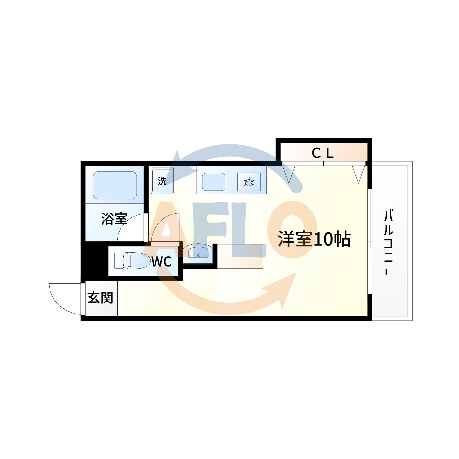 ベルハイム江坂の間取り|間取り