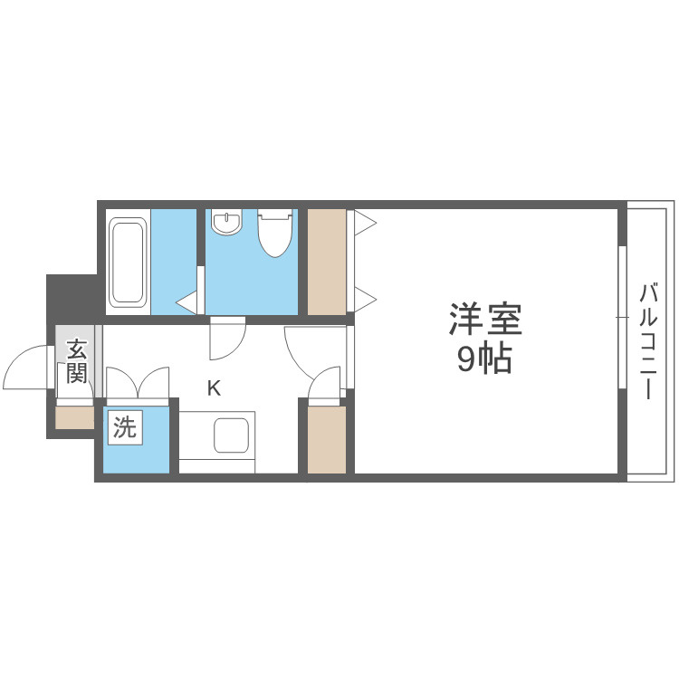 インパレス小阪の間取り