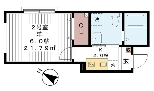 【間取り】 | AJ津田沼Ⅱ