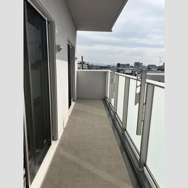 ルビアス上小阪のバルコニー