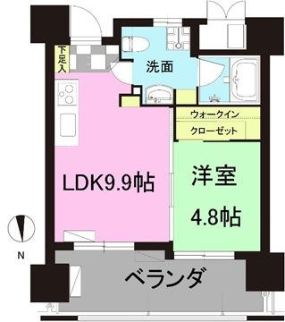 【間取り】 | ニューガイア天神北