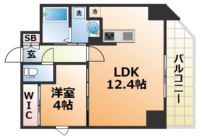 MAISHIN神戸三宮EASTの間取り