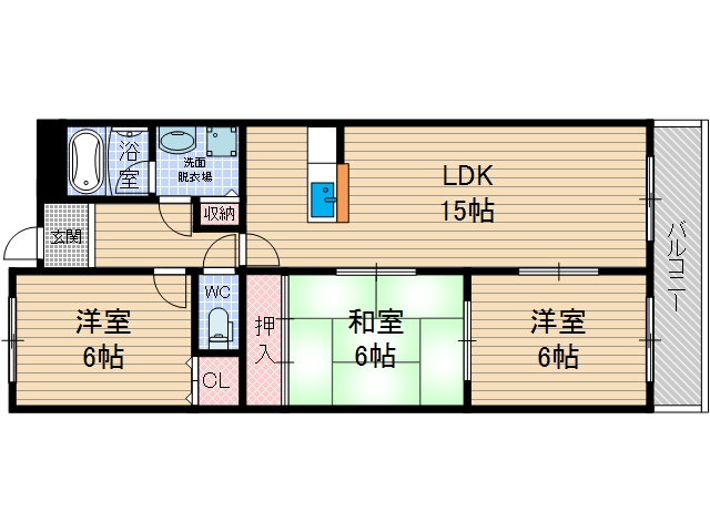 【間取り】 | シャンテメゾン