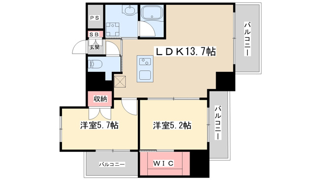 【間取り】 | ノルデンタワー江坂プレミアム
