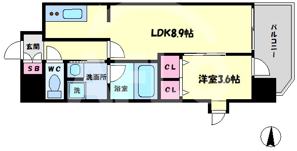 ノースヴィレッジ伍番館の間取り|ノースヴィレッジ伍番館　開放感のある間取り