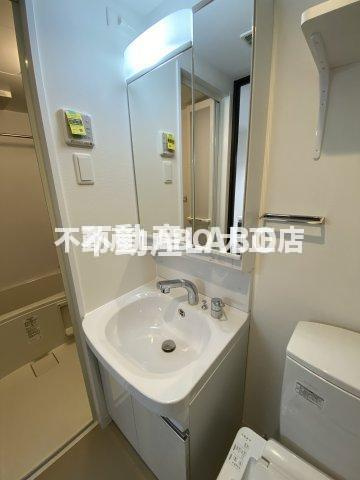 エグゼ難波WESTリバーの洗面所