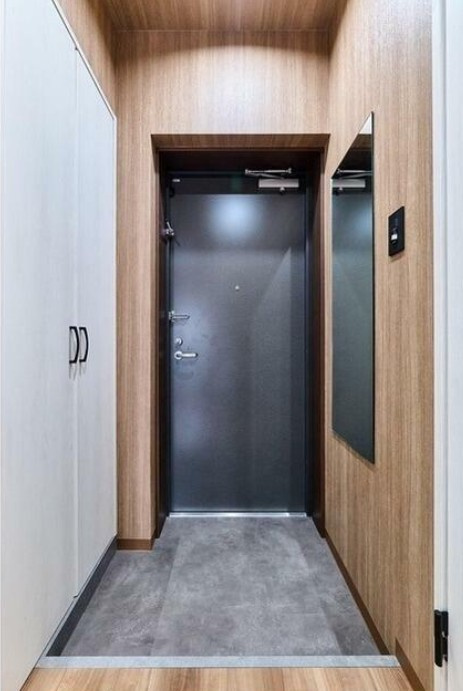 文京区千駄木２丁目の賃貸マンションの玄関