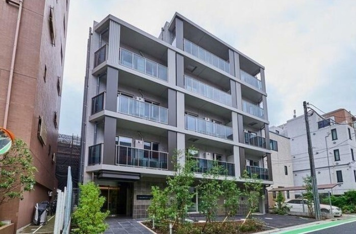 文京区千駄木２丁目の賃貸マンションの外観