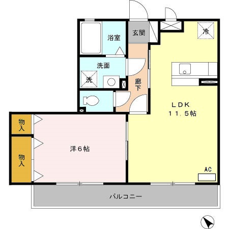 【間取り】 | ソラーナ二番館