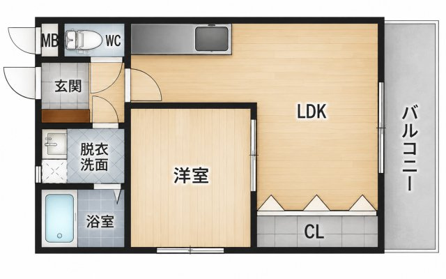 プチメゾン柿の木の外観