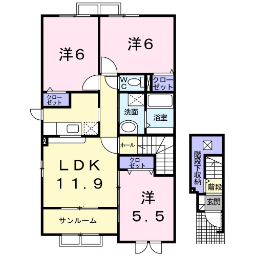 ボヤージュの間取り