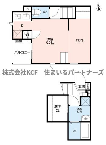 CBヴィレッタ津福駅前の間取り
