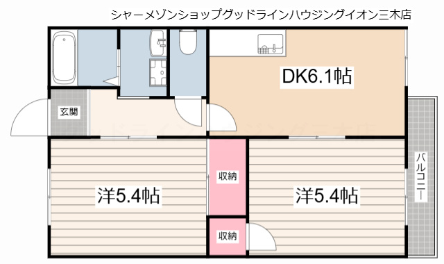 フレグランス藤の間取り