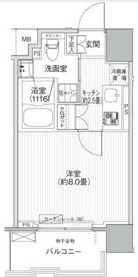 【間取り】 | コスモグランス南品川