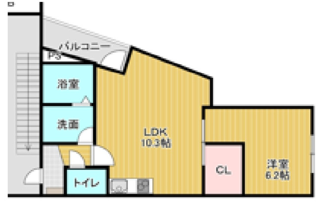 【間取り】 | フォルモント寺田町