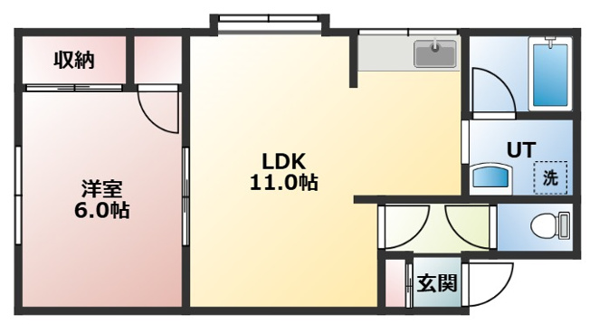 【間取り】 | セピアンローゼス | 間取りです