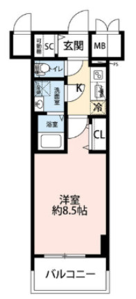 【間取り】 | MELDIA CREST TAPP NAMBA-WEST