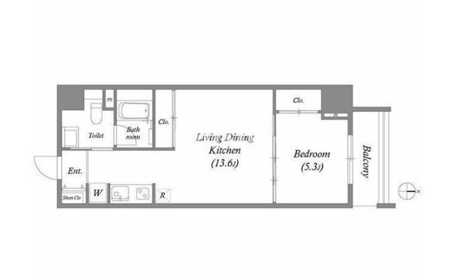【間取り】 | Uresidence Temmabashi