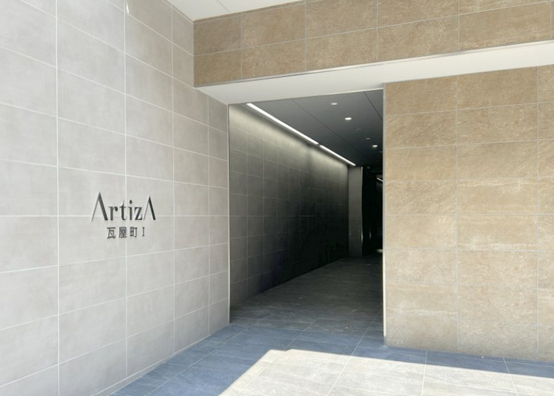 ArtizA瓦屋町Ⅰのエントランス