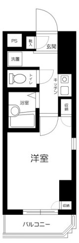 練馬区練馬１丁目の賃貸マンションの間取り